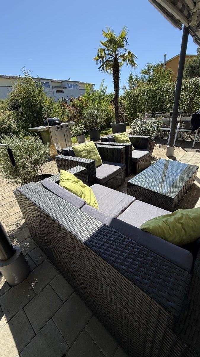 Divani: Rattanlook Garten-Lounge 7-teilig – Usato da Wiesendangen venduto da arena007 5