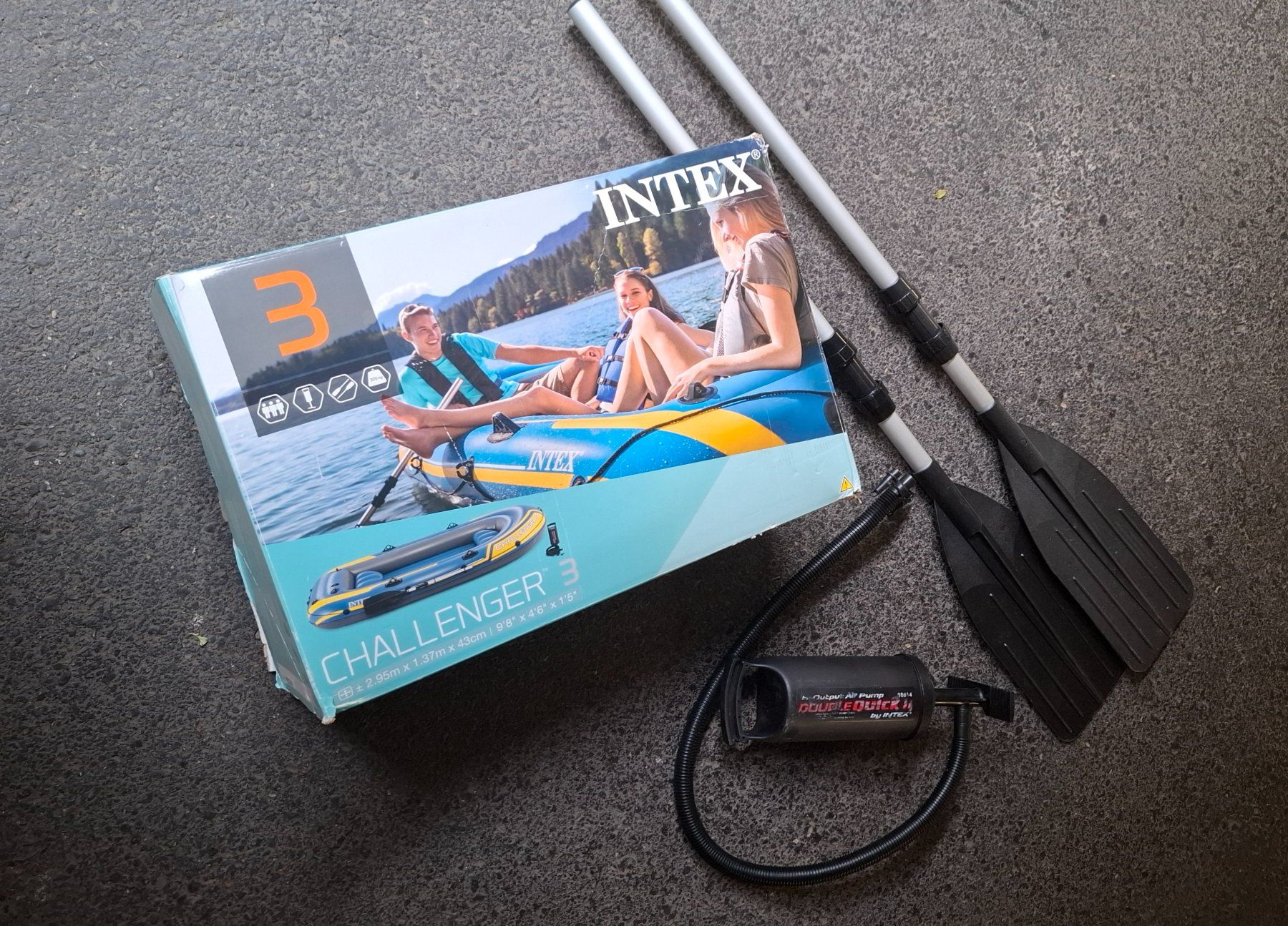 Barche: Intex Challenger 3 Inflatable boat – Usato da Luzern venduto da jus_9w57