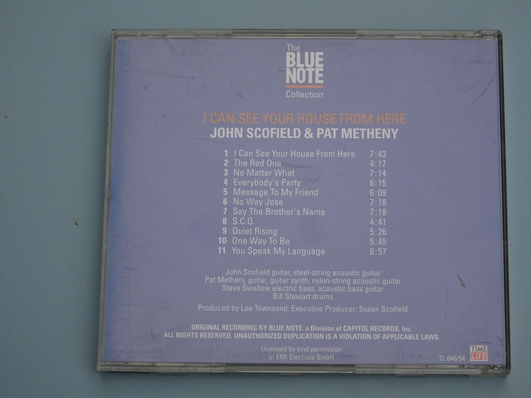 CD: John SCOFIELD - Pat Metheny - Blue Note – Usato da Basel venduto da Kornblumen 1