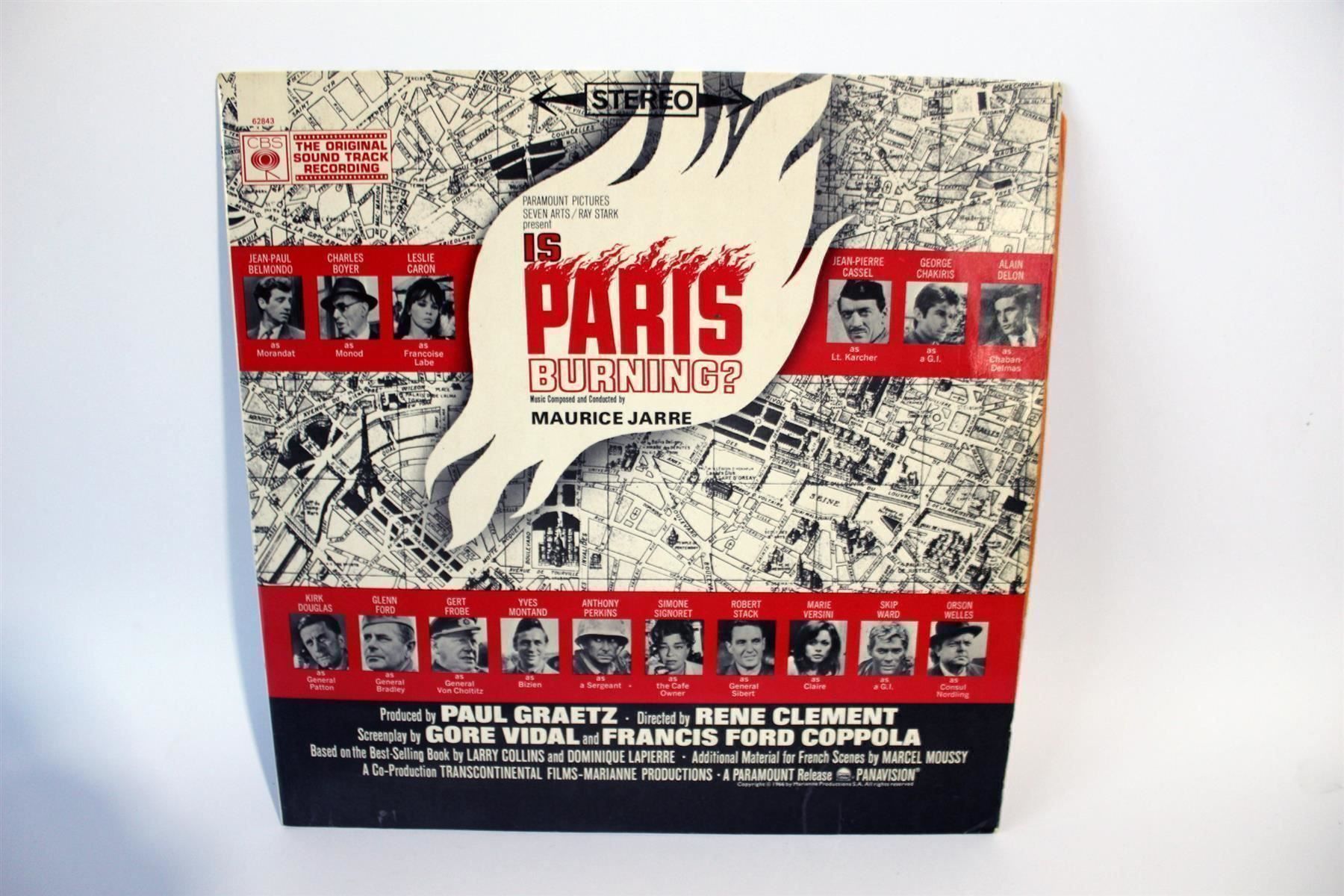 CD: MAURICE JARRE: Is Paris Burning? – Usato da Bern venduto da vinyl-heaven 1