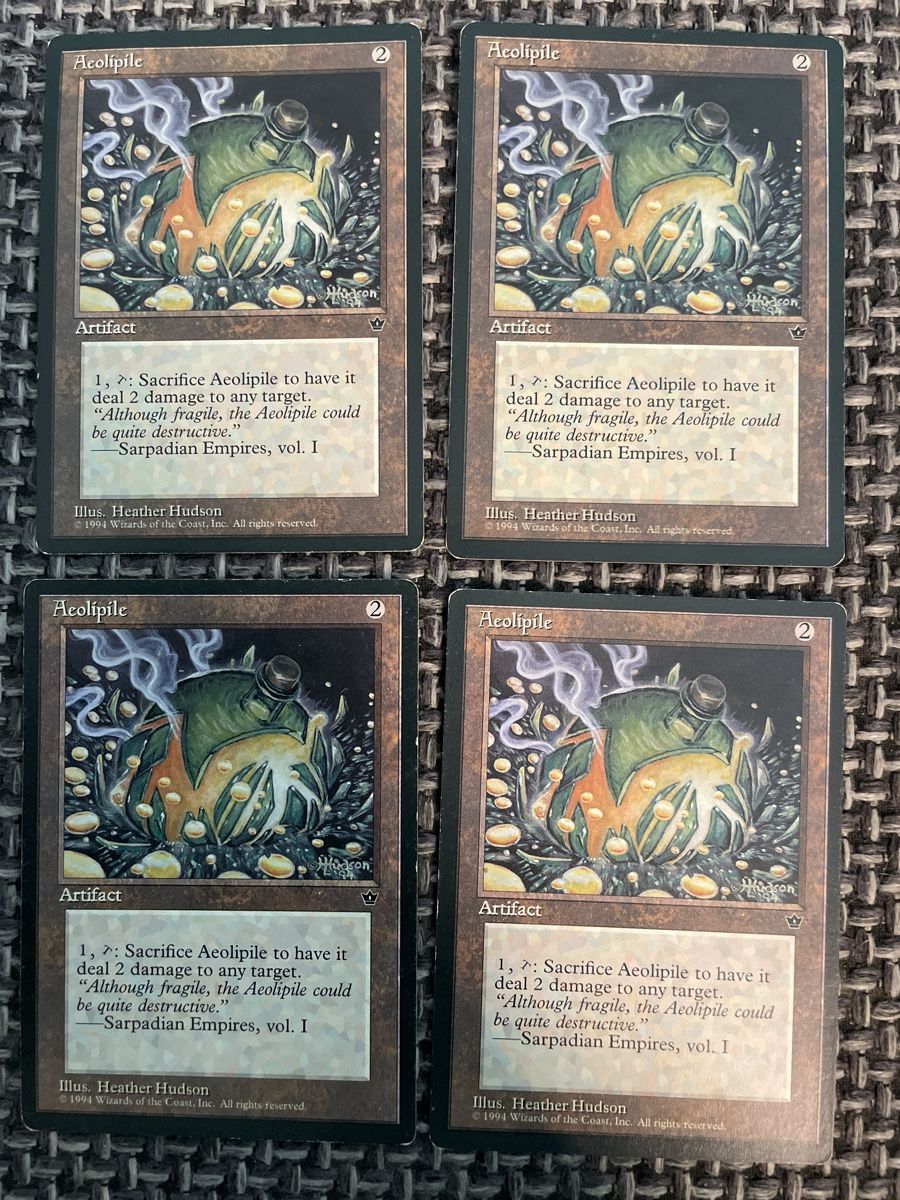Magic The Gathering Sammelbilder & Trading cards: Magic: The Gathering MTG - 4x Aeolipile / Dampfkessel – Gebraucht aus Rheinfelden von tvi_ghr7
