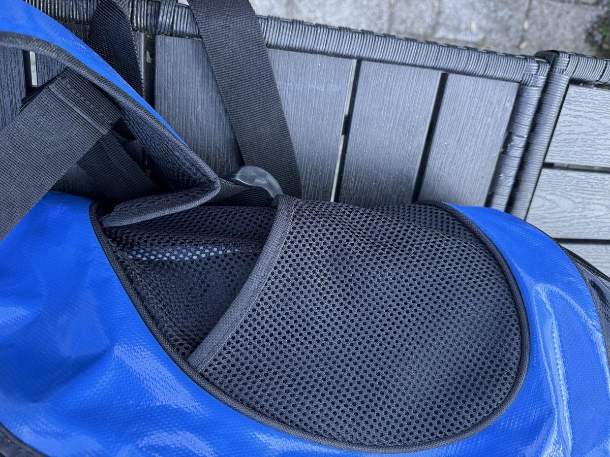 Hunter Zaini: Hunderucksack / -Tragetasche, Marke Hunter, blau – Usato da Herisau venduto da Fissore 1