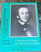 Mendelssohn 2 Präludien und Fugen für 2-Klaviere zu 4-Händen