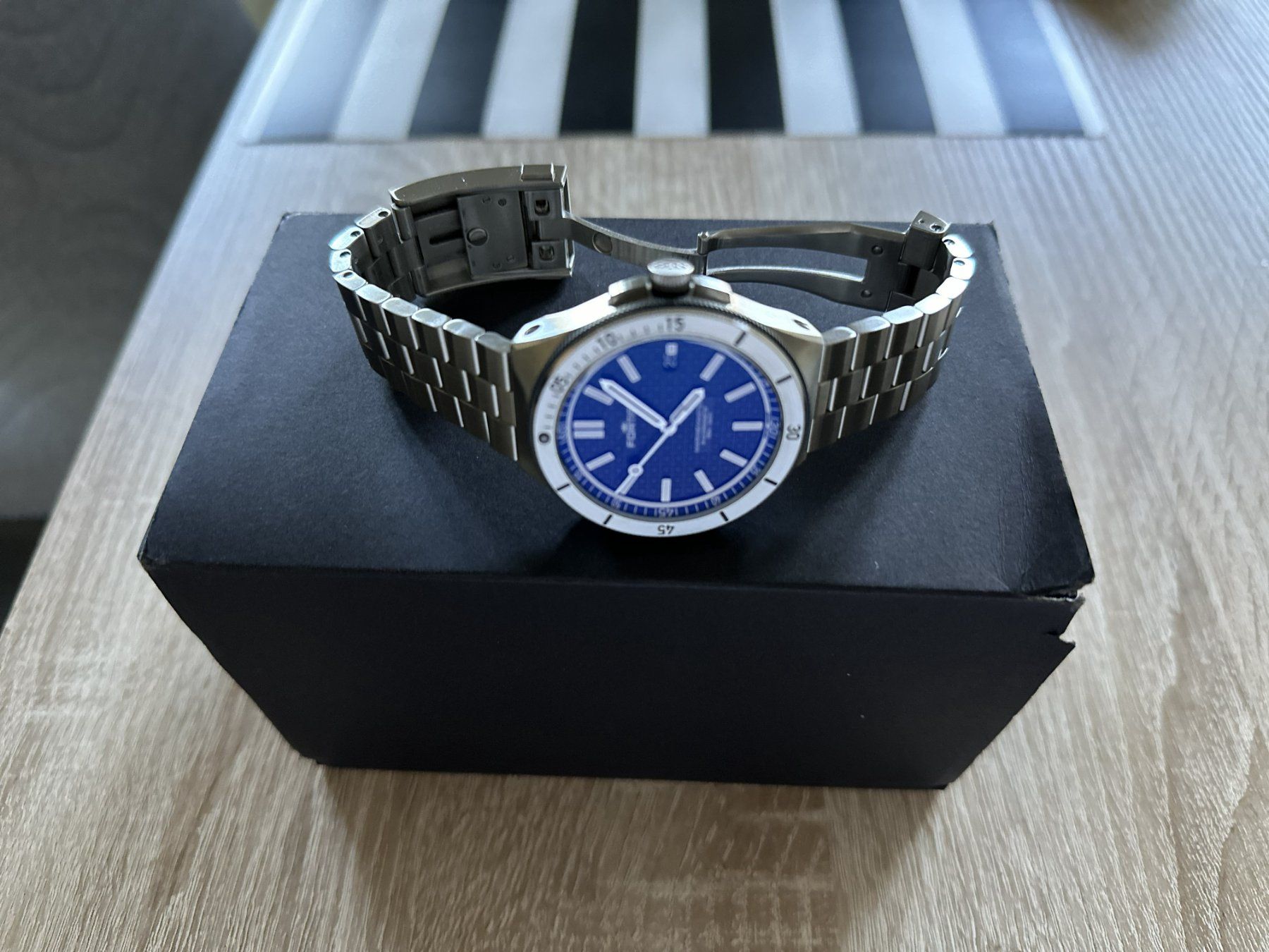 Fortis Orologi: Fortis Marinemaster M-44 Blau – Usato da Bülach venduto da ms12983
