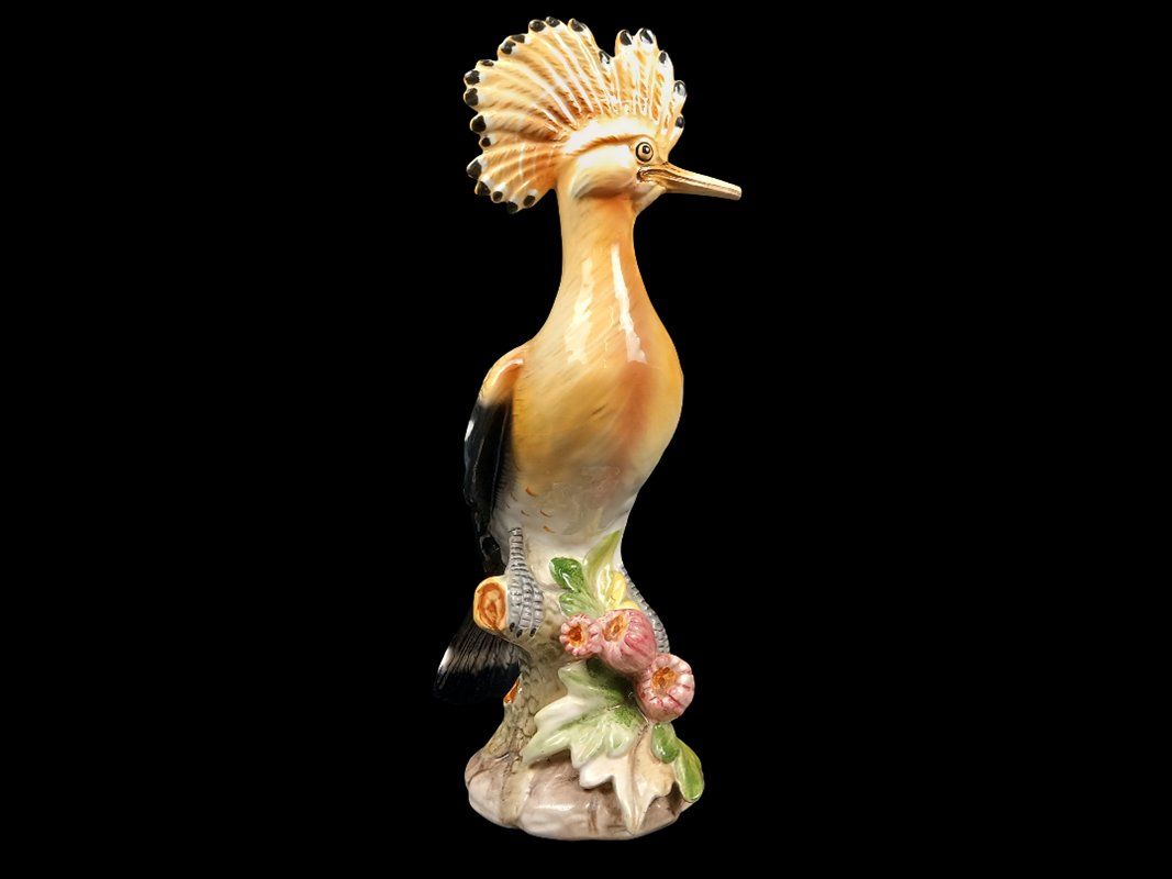 Statuette: RONZAN Keramikfigur Wiedehopf – Usato da Hünenberg venduto da Restwert_Zug