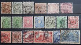Deutsches Reich ex. Kat. 35 gest. 1875/1902 Kat. 250 Euro vi