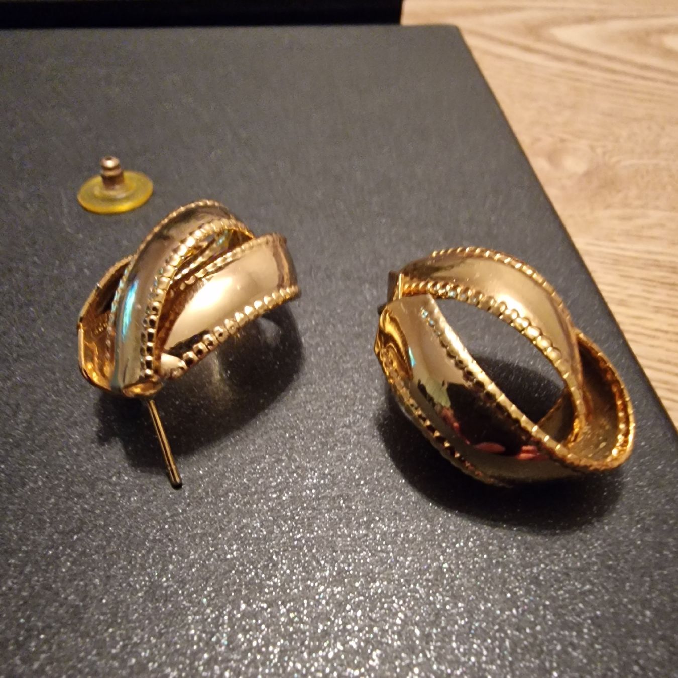 Ohrringe & -stecker: Art Deco Steck Ohrringe vergoldet – Gebraucht aus St. Gallen von mania03 2
