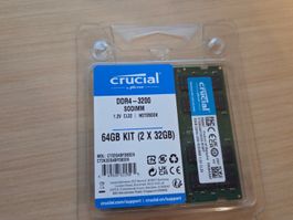 64GB DDR4-3200 SODIMM (2x32GB)