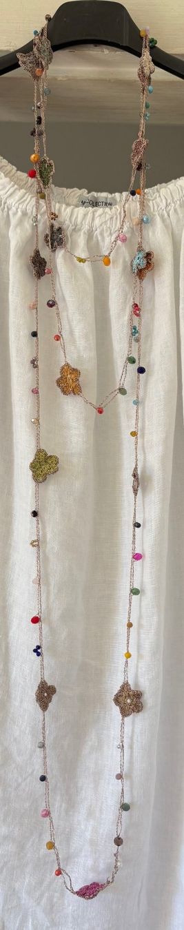 Colliers: COLLIER "FLEURS" HANDMADE!! MULTICOLOR – Neuf avec emballage d'origine à Locarno par NicoNion 7