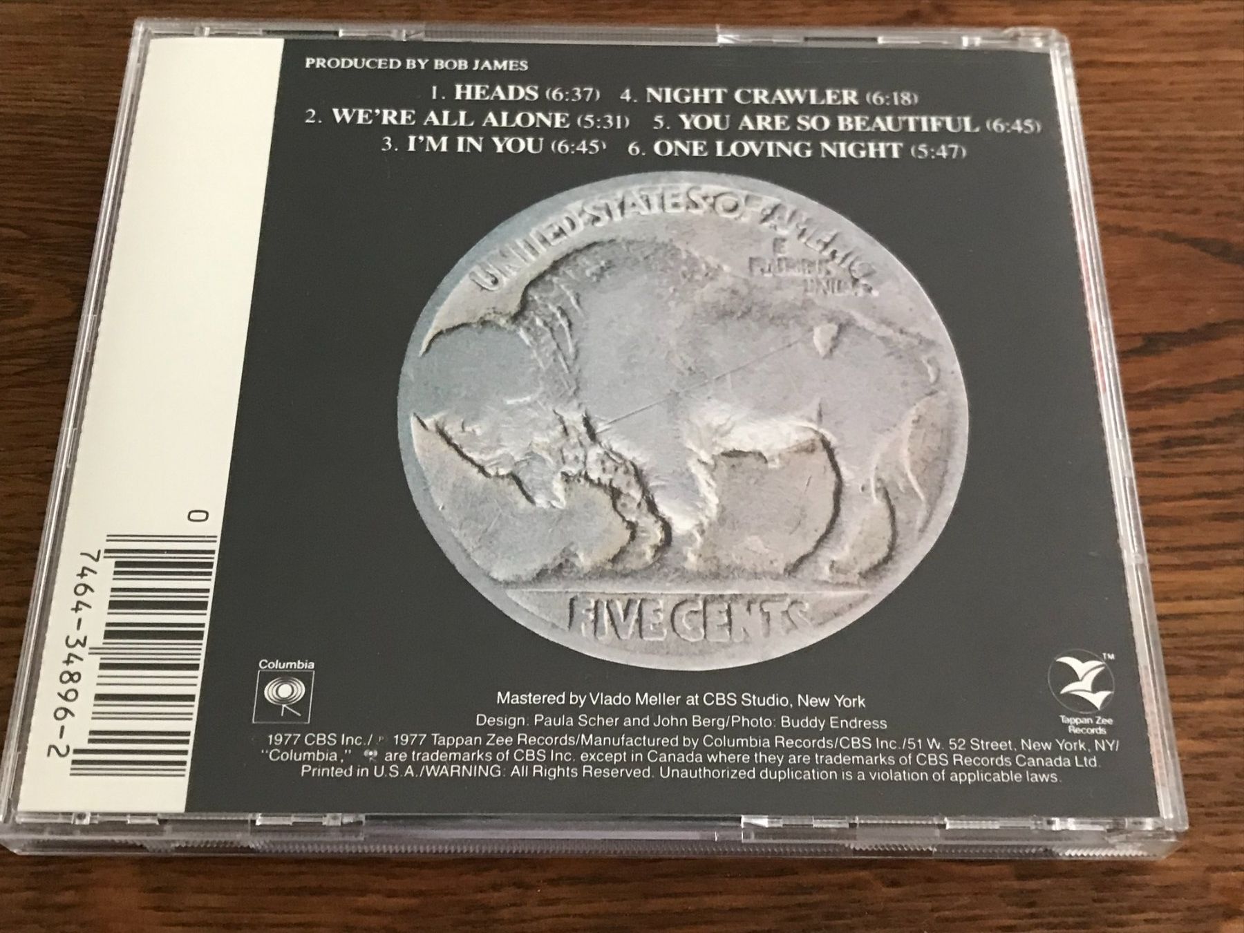 CDs: BOB JAMES - Heads - CD – Gebraucht aus Buchs AG von Archie 1