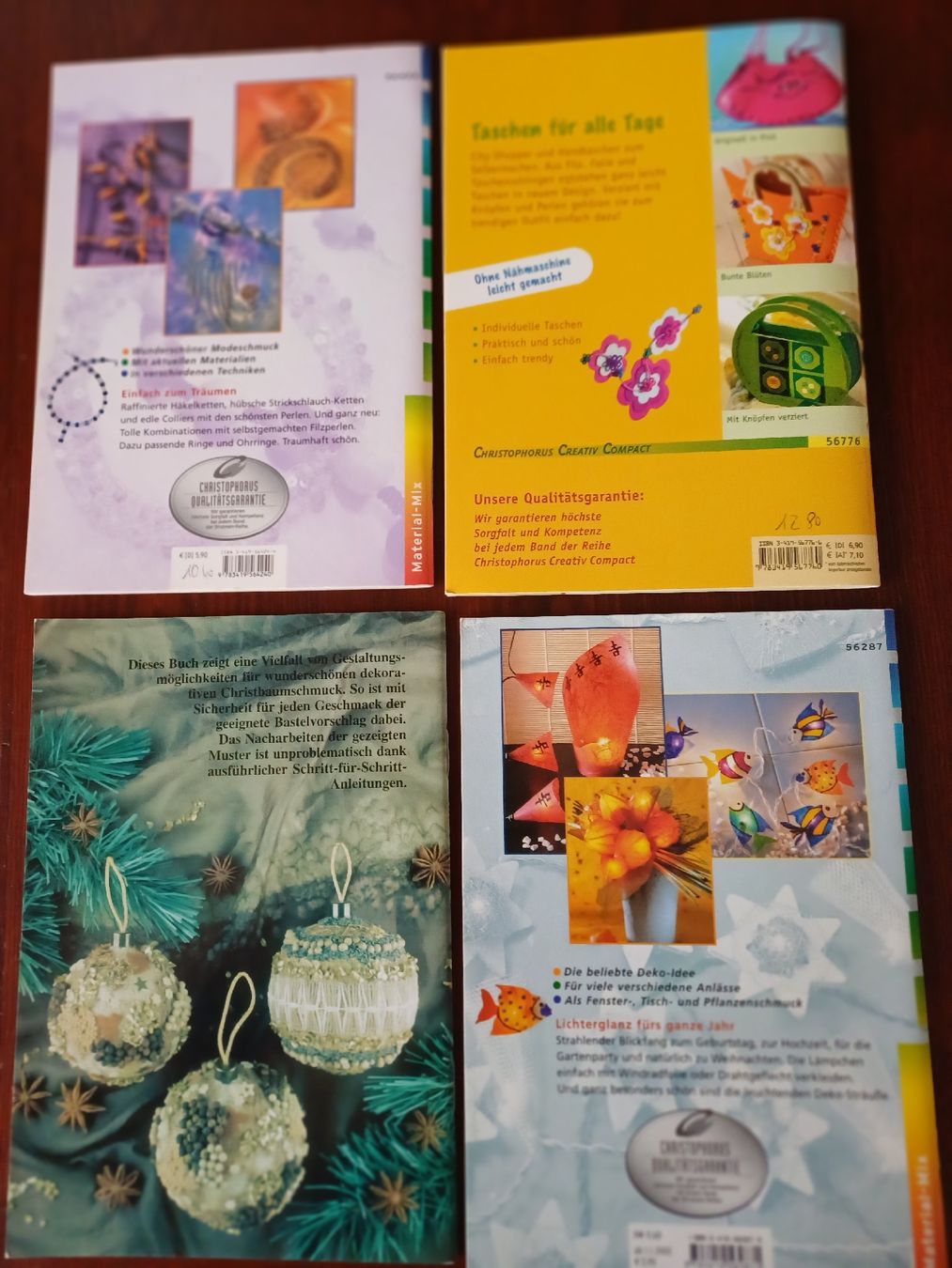 Bücher: 4 Bastelbüchlein – Neu (gemäss Beschreibung) aus Gächliwil von lesidees 1