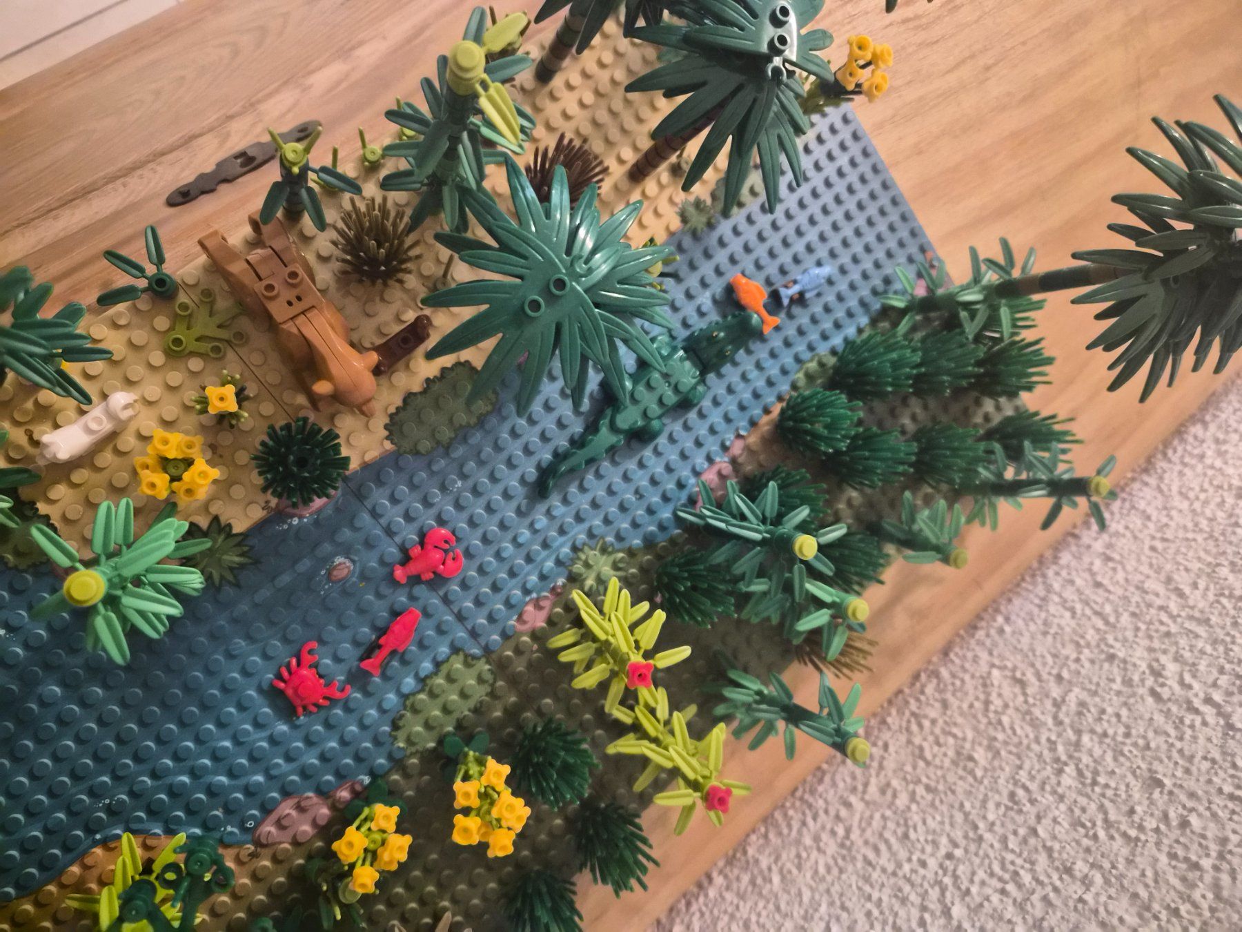 Lego Giocattoli: Lego imitat Dschungel mit Tieren – Usato da halden venduto da ore_dbn5 7