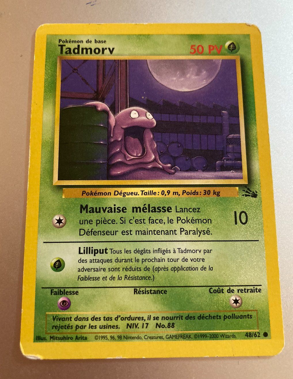Pokémon Carte collezionabili: Carte Pokémon - Tadmorv 48/62 - édition 1 – Usato da Trélex venduto da Microcx2