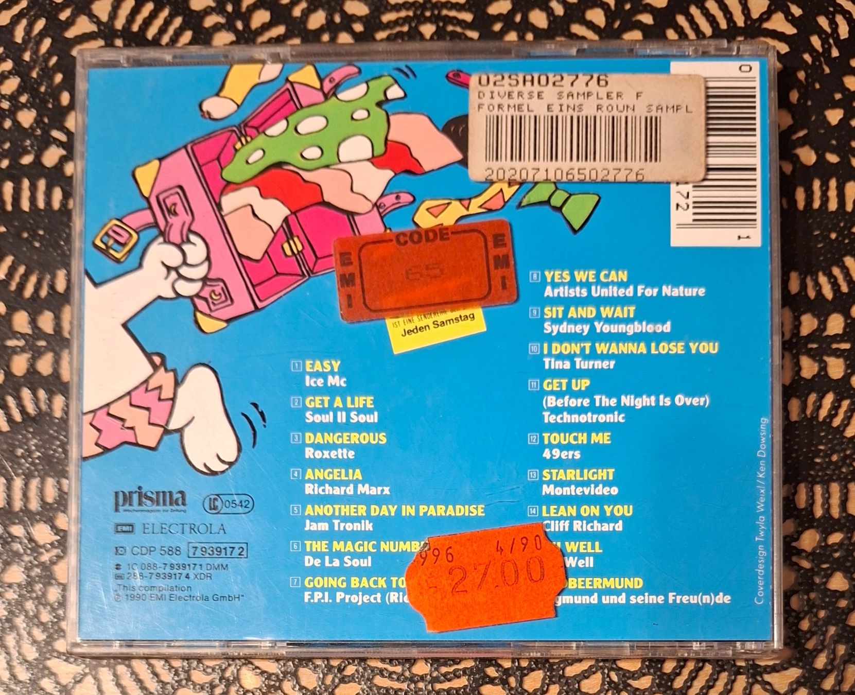 CD: Formel Eins - 'Round The World, DE Pop/Rock Compilation 1990 – Usato da Schönenberg TG venduto da Gregolino76 1