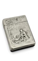 Antikes Silber Streichholzetui Jugendstil O. Roty 1900 Paris