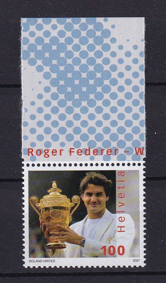 Tutti i francobolli: SUISSE 2007 - Roger Federer neuf ** – Nuovo (secondo la descrizione) da Bussigny venduto da jacky1953