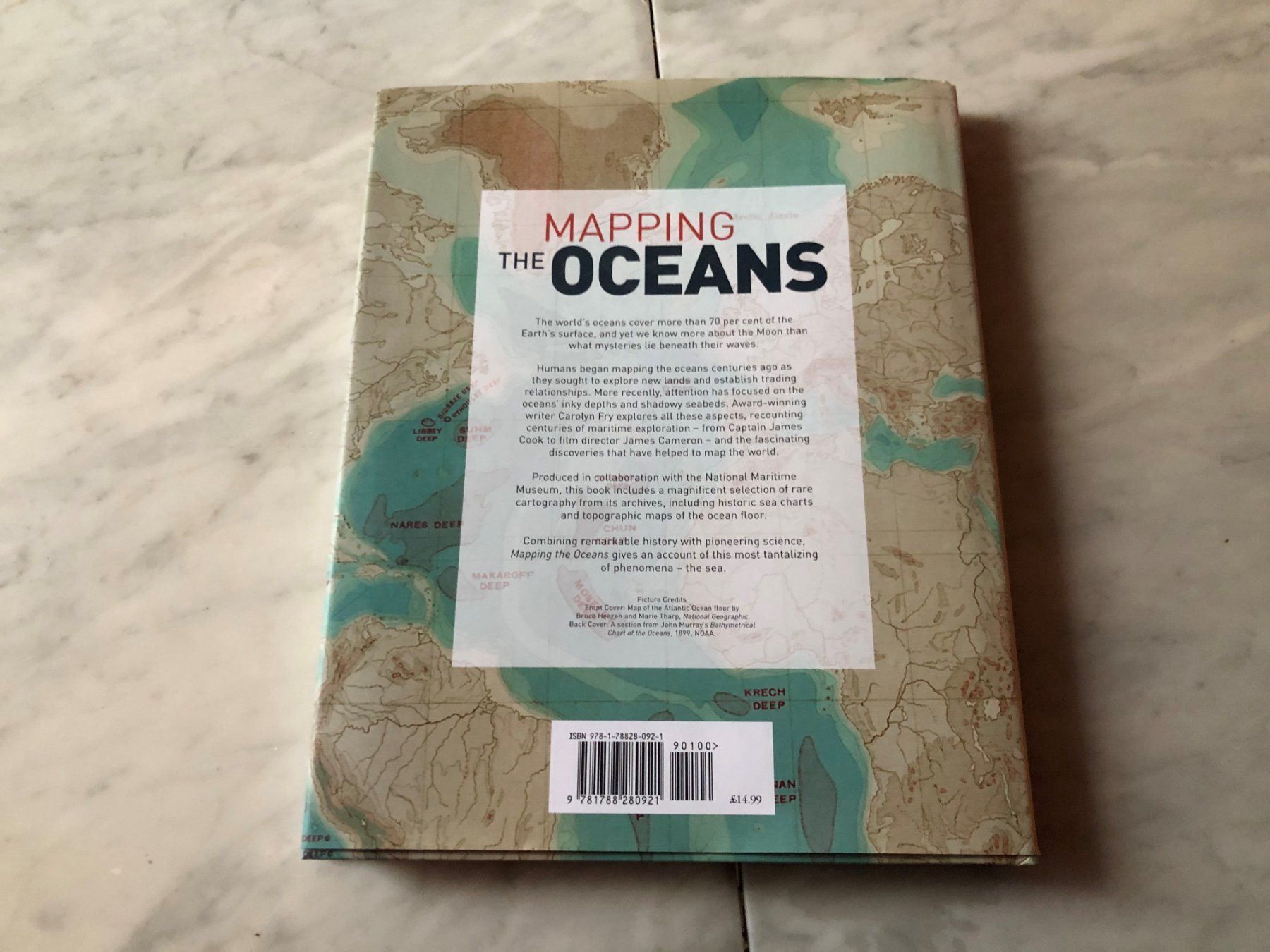 Libri: BUCH MAPPING THE OCEANS NEU – Nuovo (secondo la descrizione) da hägendorf venduto da twilightprincess 1