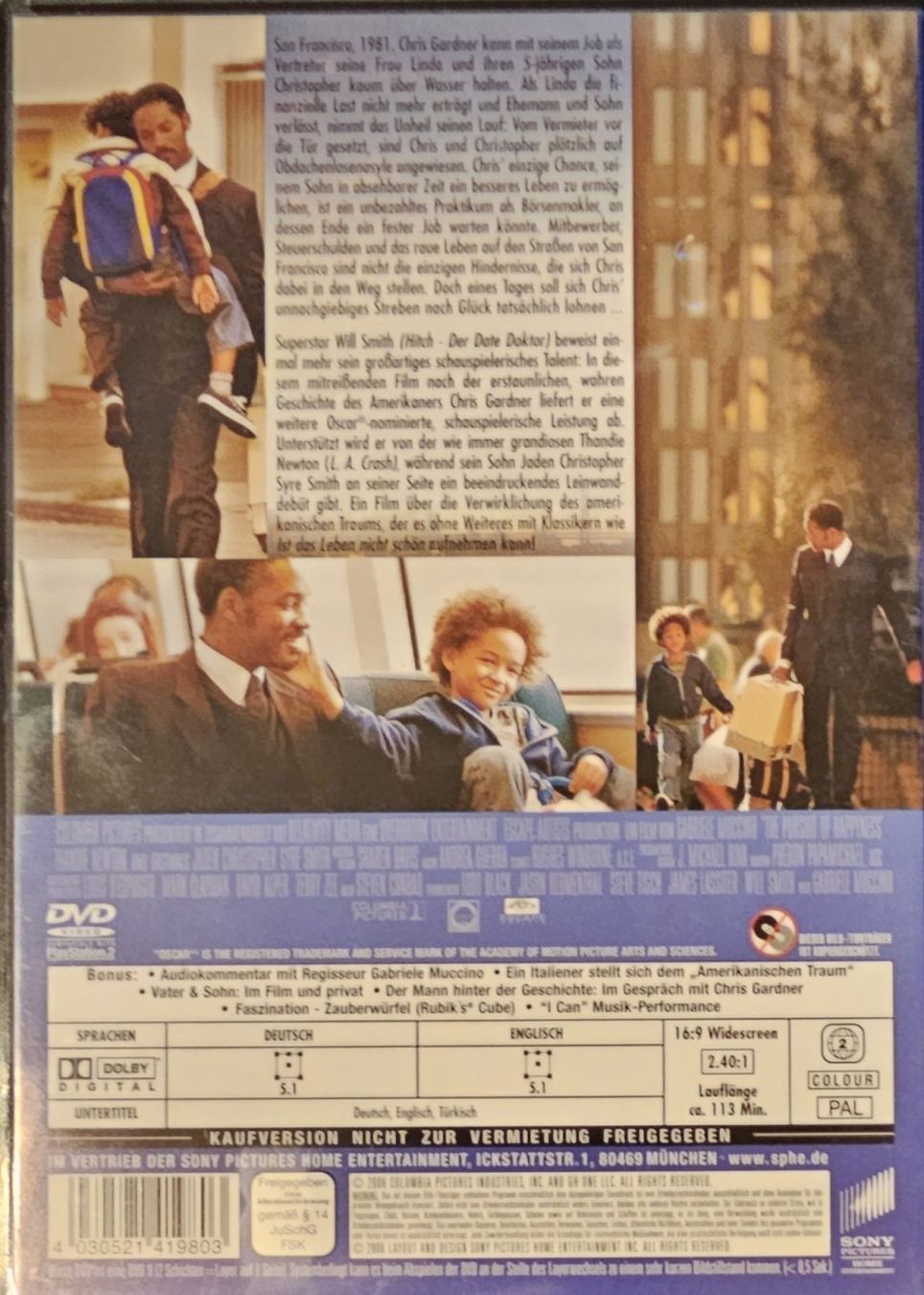Tutti i DVDs: Das Streben nach Glück – Usato da Wahlen b. Laufen venduto da Cg10 1