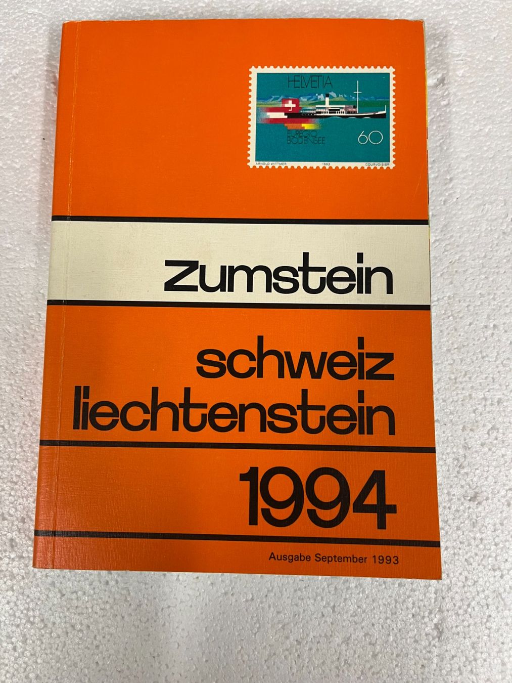 Alle Briefmarken: Briefmarken-Katalog Zumstein von 1994 – Gebraucht aus Mumpf von dadaboygugulini