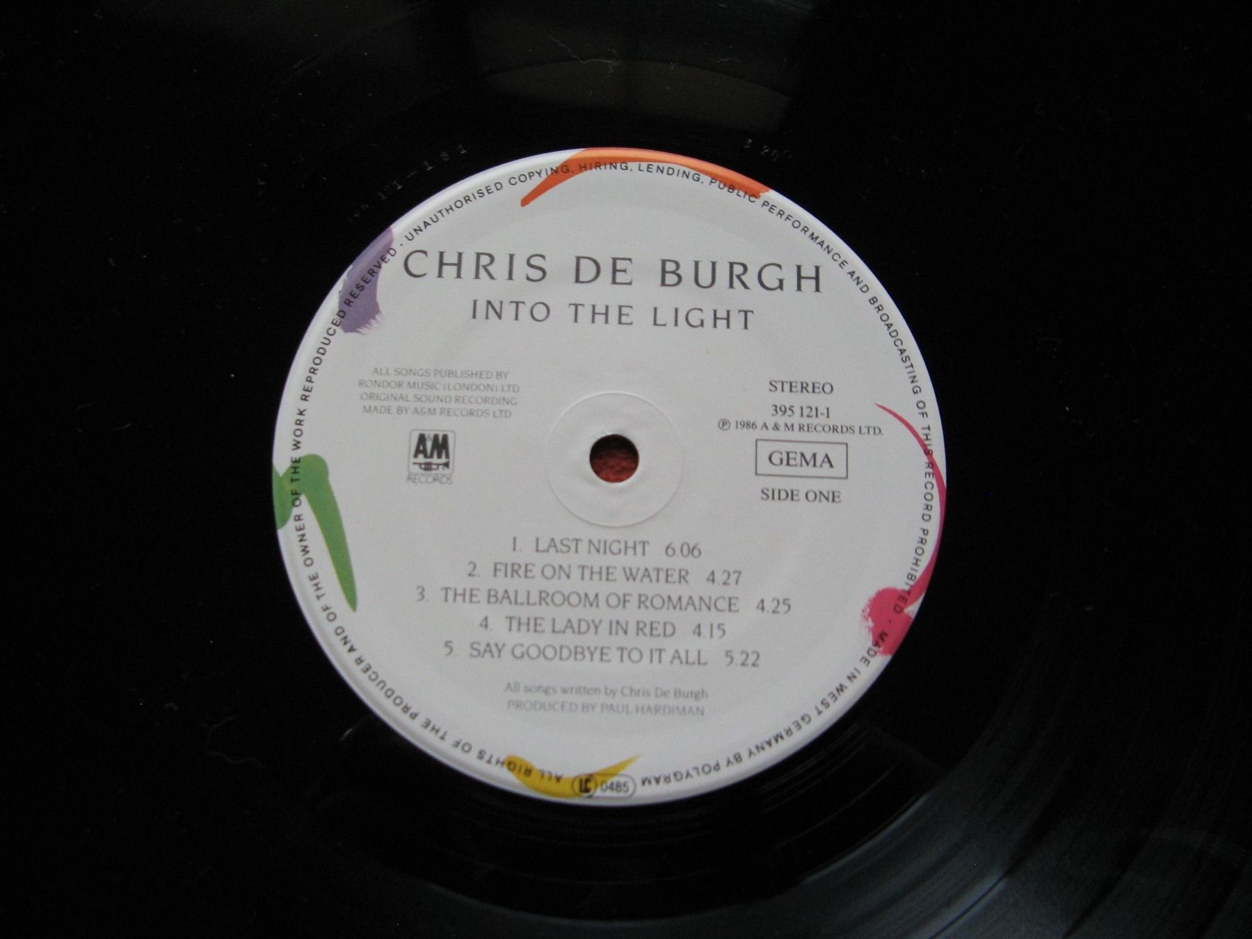 Dischi in vinile: Schallplatte Chris de Burgh Into the light – Usato da Zürich venduto da apil 6
