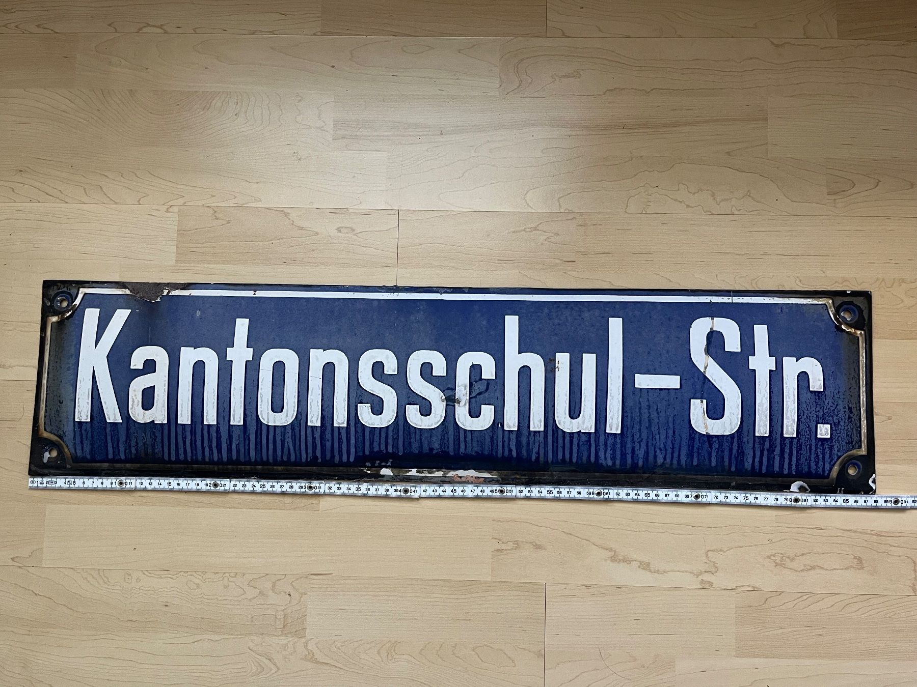 Insegne: Strassenschild Kantonsschul- Strasse – Usato da Zürich venduto da Gurkis 3