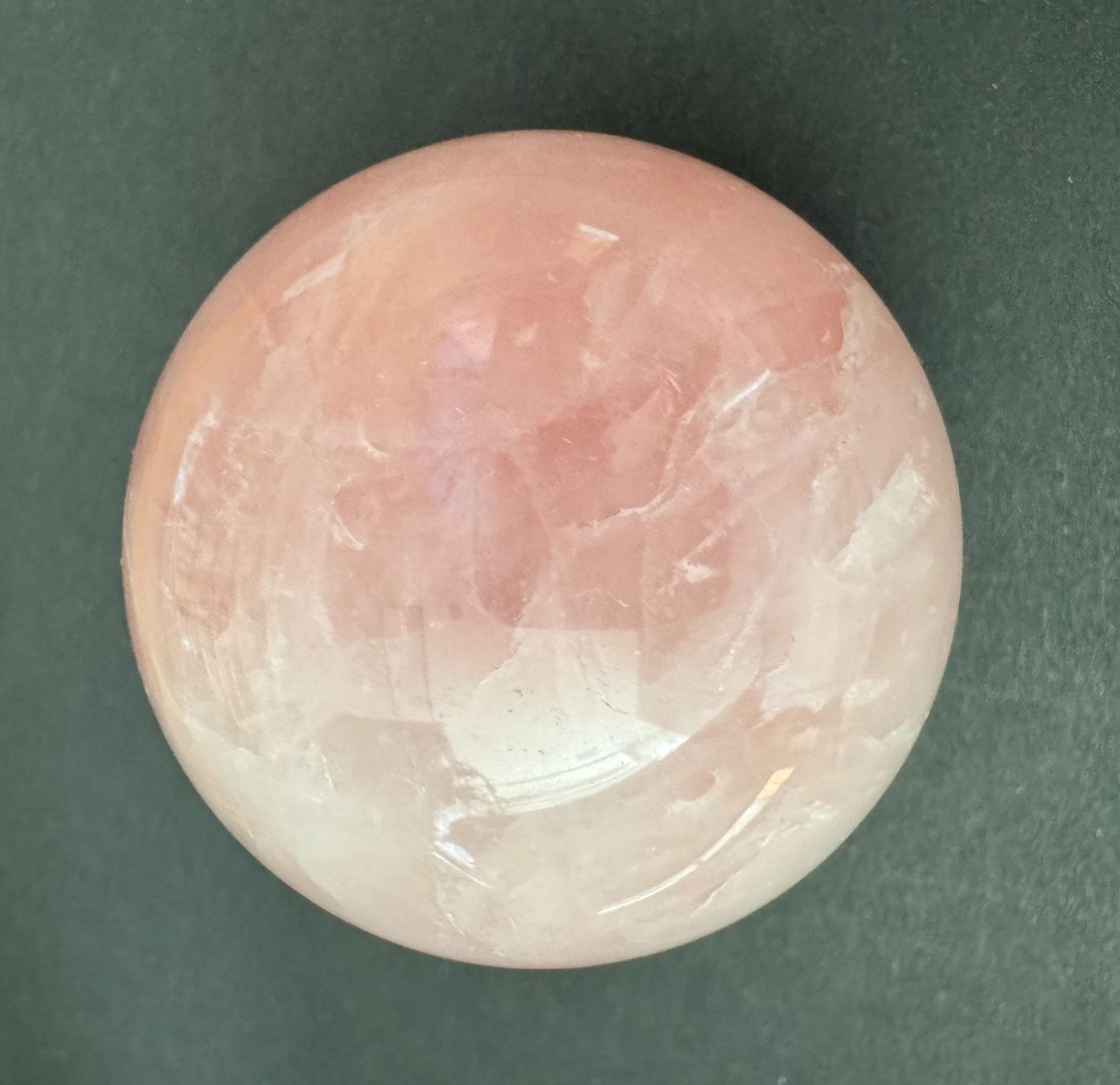 Minerali & Pietre curative: Rosenquarz Kugel Madagaskar,  5 cm – Nuovo (secondo la descrizione) da Siebnen venduto da Trans-Am 2