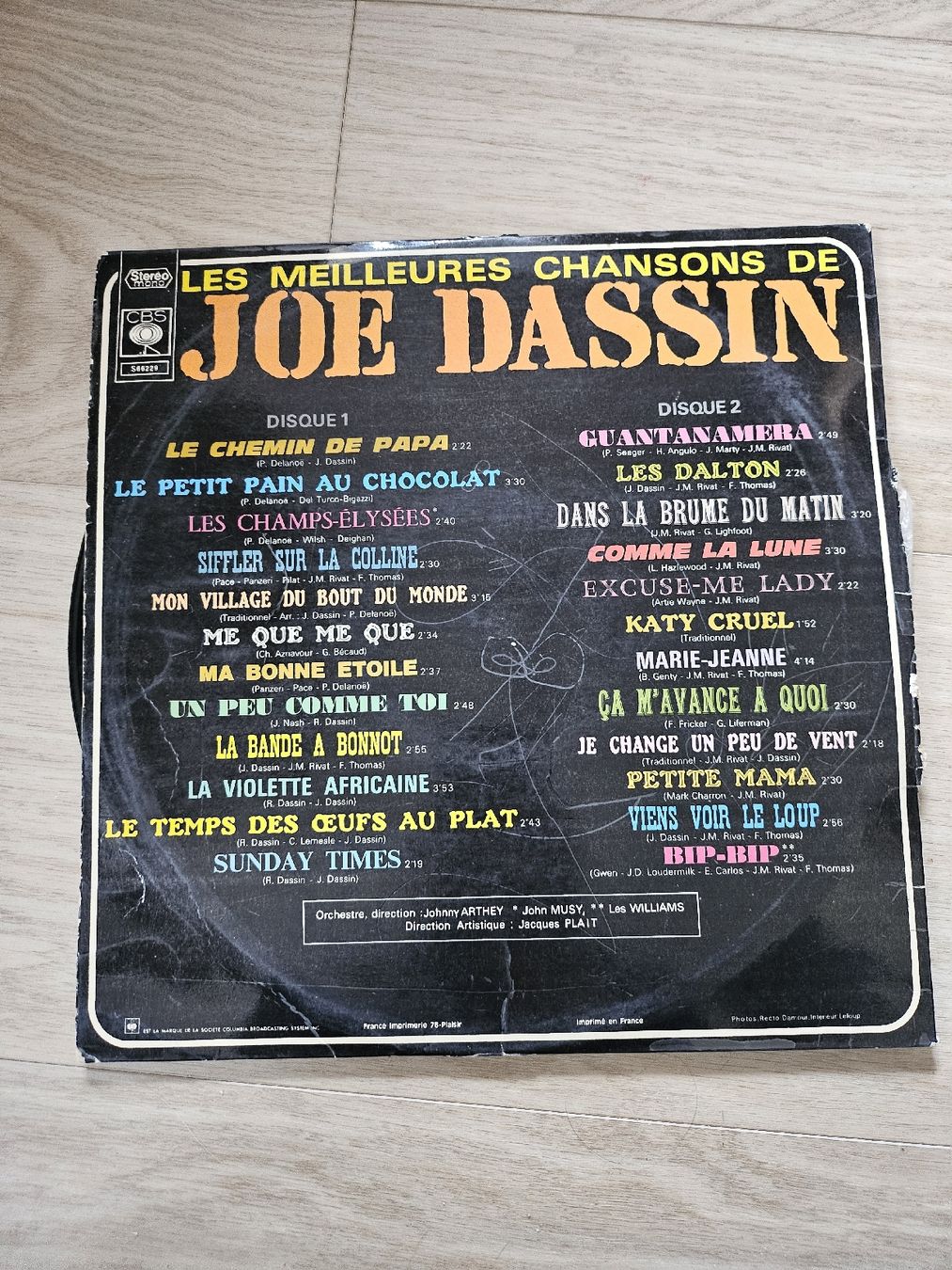 Dischi in vinile: Vinyle Joe Dassin - Les meilleures chansons de Joe! – Usato da La Joux FR venduto da car_ck96 2