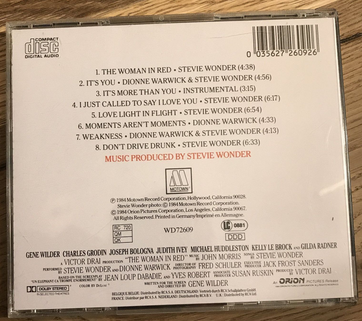 CD: CD- The Woman in Red – Usato da Guntershausen venduto da Gloominati 1