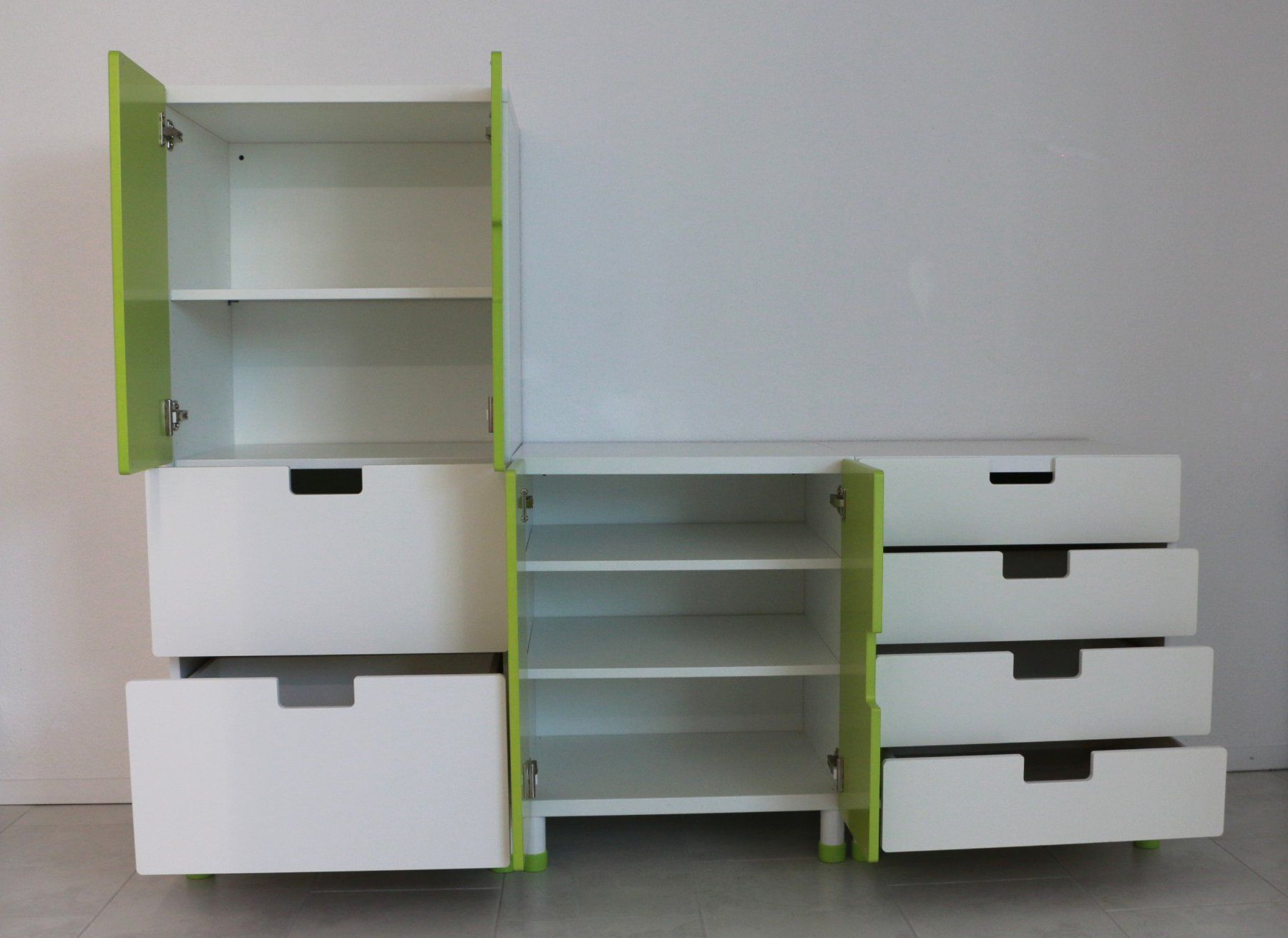 Ikea Commodes: Kindermöbel Ikea weiss/grün – D'occasion à Tagelswangen par toeggeler12 2