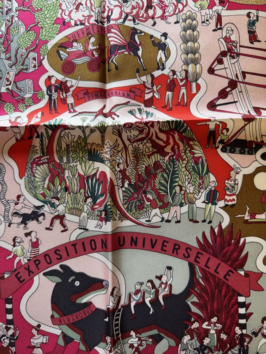 Hermès Foulard & Sciarpe: Hermès carré Exposition Universelle Neuf  – Nuovo e nell'imballaggio originale da Genève venduto da HappyLifestyle 5