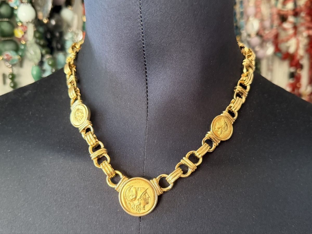 Catenine: Vintage Halskette Luxus Modeschmuck  – Usato da Lamone venduto da LaCantinaMagica 2
