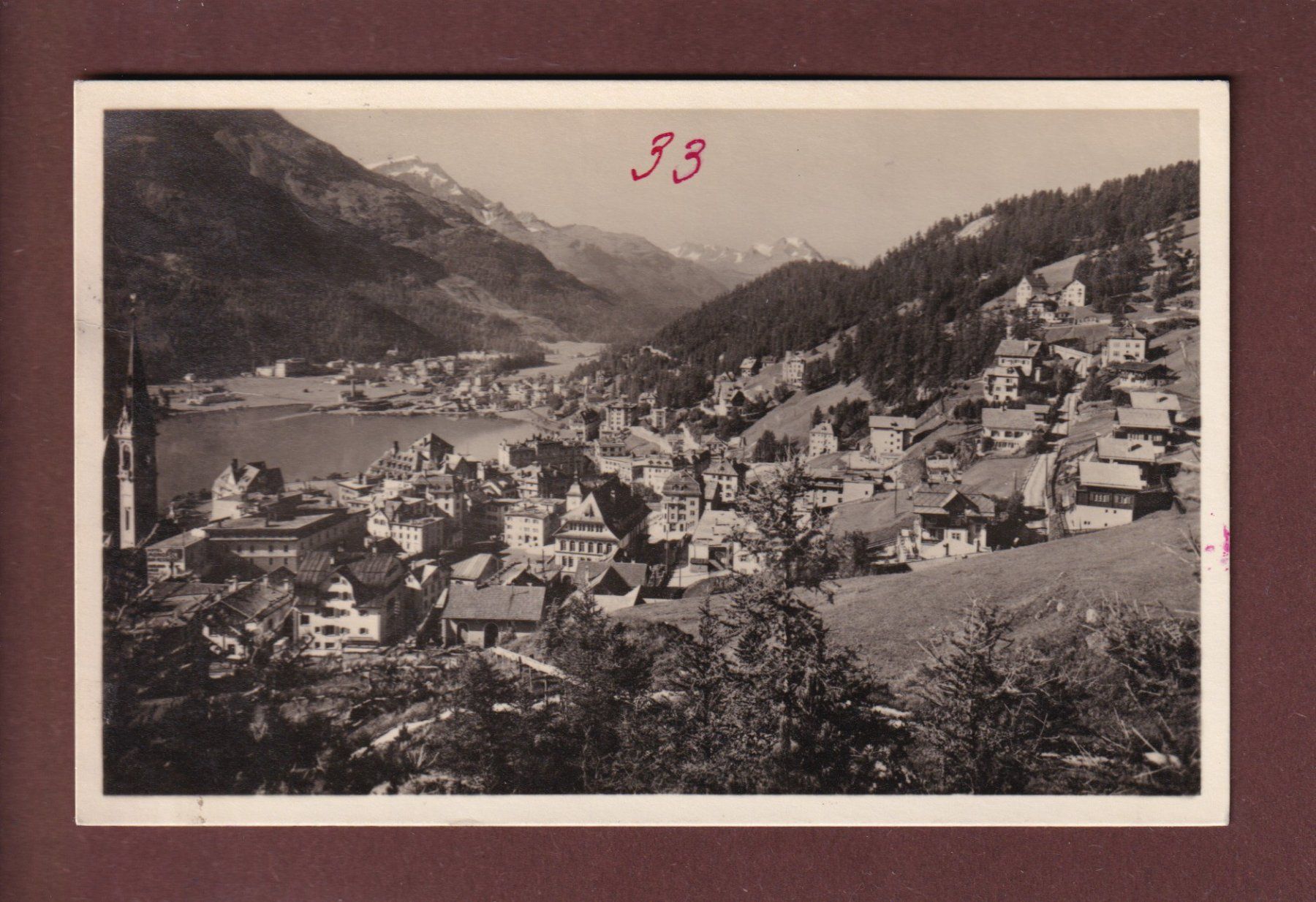 Cartoline postali: ST. MORITZ - 1934 – Usato da Pully venduto da nicecards