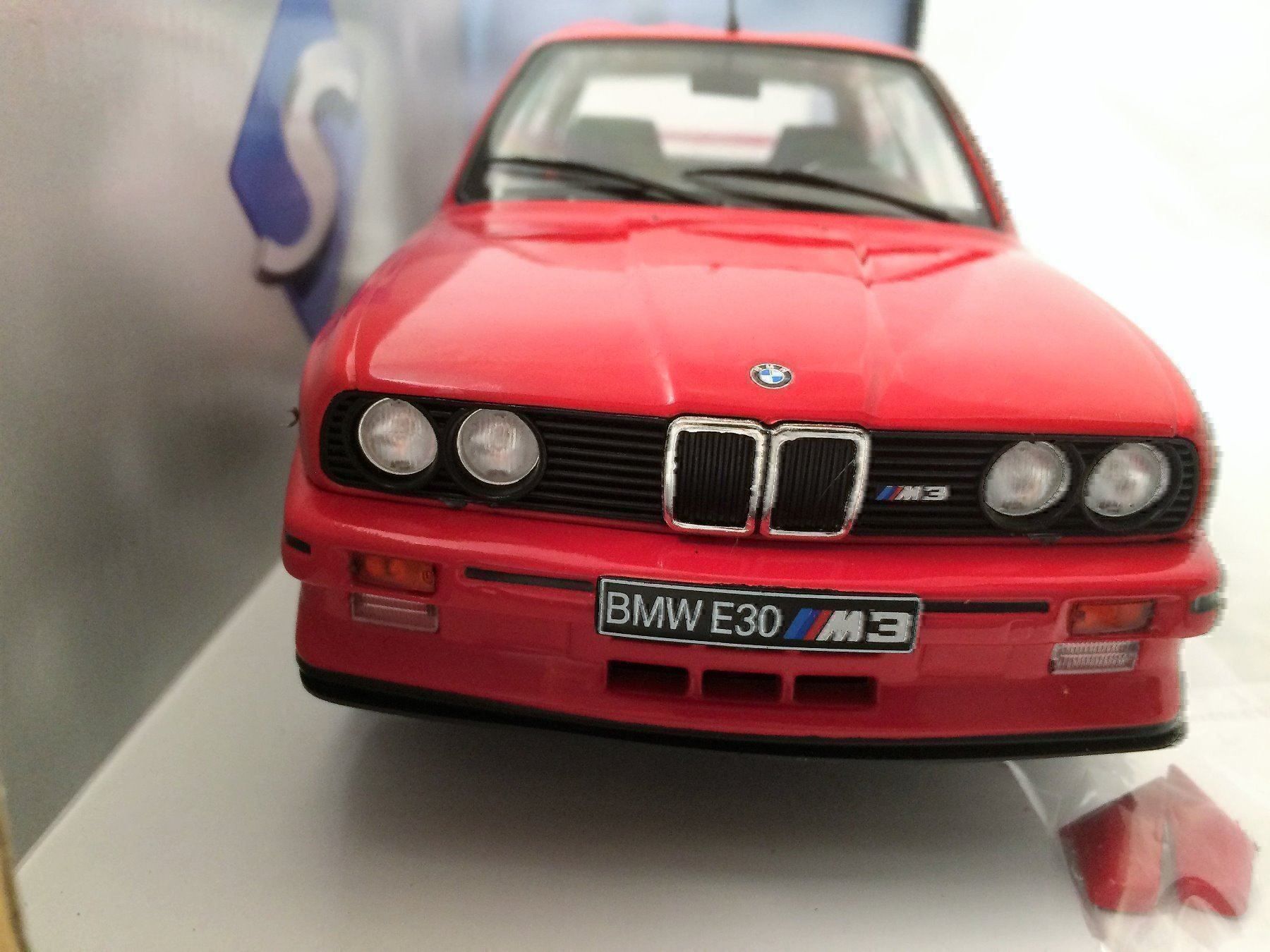 BMW Modellautos: BMW E30 M3, rot, 1:18 – Neu und originalverpackt aus Erlenbach im Simmental von Model_box 1