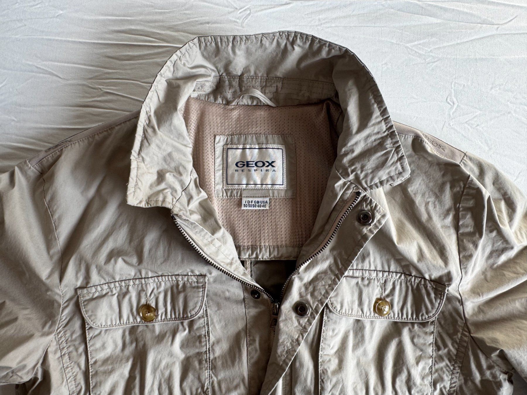 Geox Jacken: Geox Moderner Herren Jacke, Beige, M/L – Gebraucht aus Vilters von Sidsel_M 2
