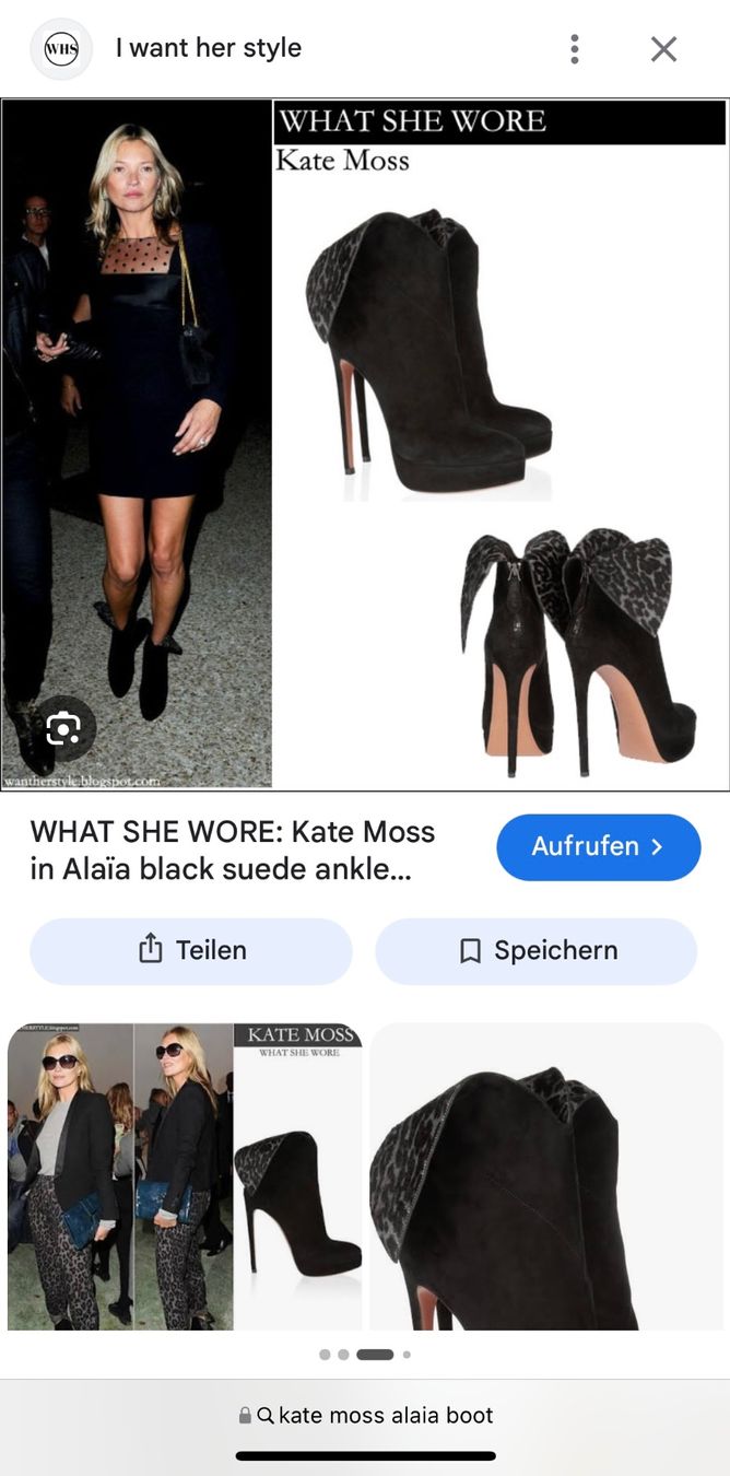 Alaia Scarpe da donna: Alaia Ankle Boot, Leoparden Muster, Gr. 39, schwarz – Nuovo (secondo la descrizione) da Triesen venduto da atos87 5