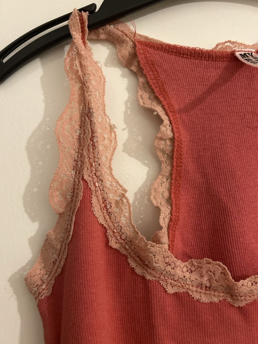 Zebra Top: Top rose saumon - taille M - zebra  – Usato da Savigny venduto da Althea0202 1