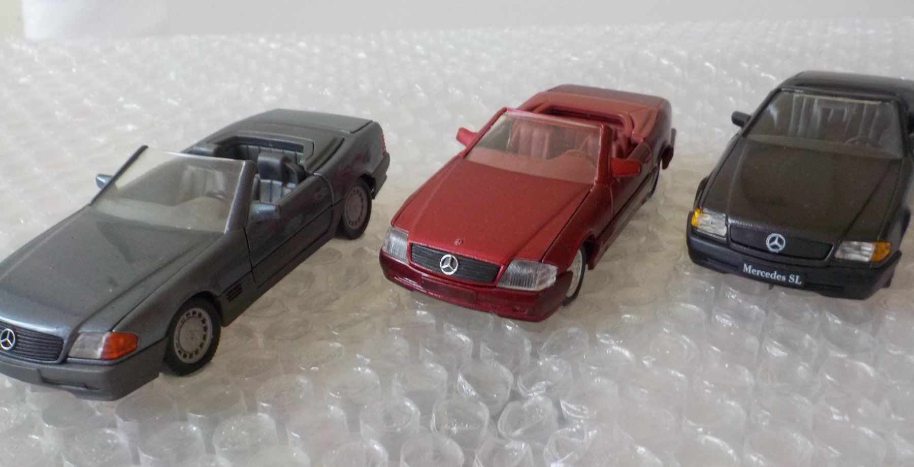 Mercedes-Benz Modellini d'auto: 3 Mercedes SL 1/43 – Usato da Zug venduto da raucher01