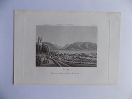 Vevey Dent du Midi Aquatinta Dikenmann