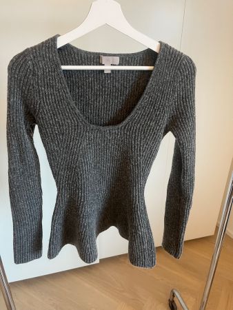 H&M Strickpullover grau, Grösse M