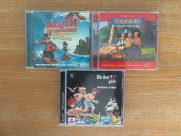 3 Hörspiel-CDs für Kinder: Alvin, Yakari & Die drei ???