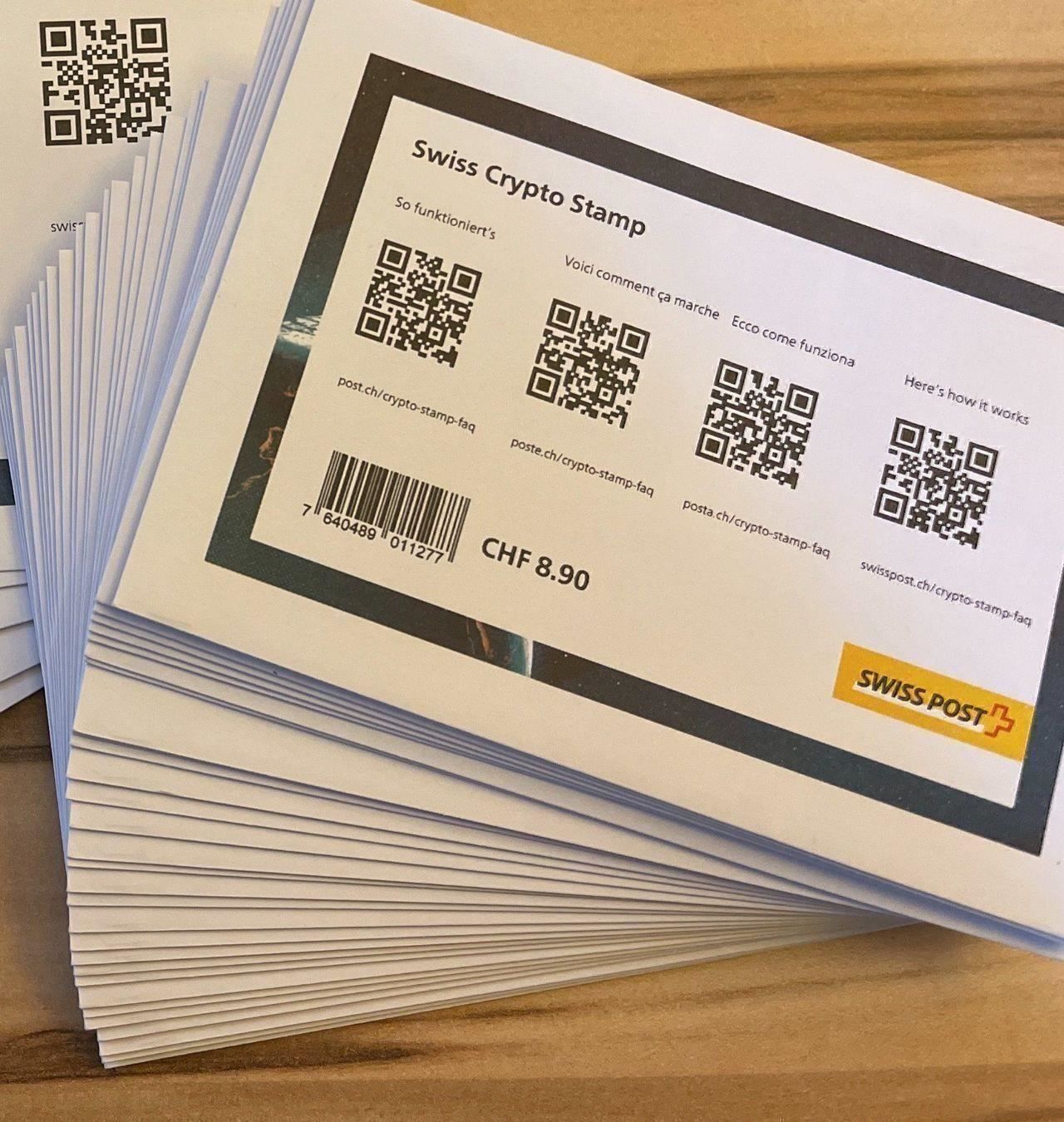 Alle Briefmarken: 65 Stück Swiss Crypto Stamps – Neu (gemäss Beschreibung) aus Baar von CryptoShop