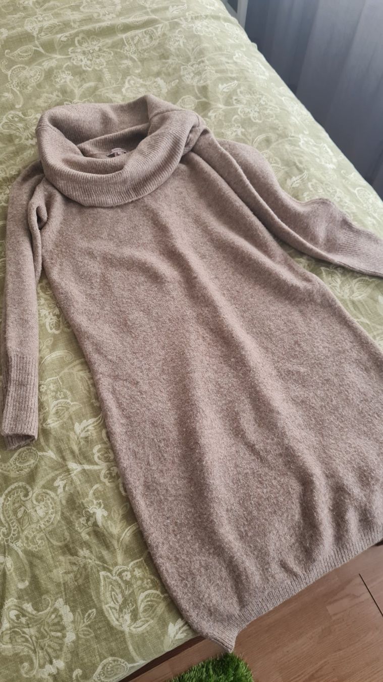 Anna Field Vestiti: Beige winter dress – Usato da Bonstetten venduto da Denitza87 1