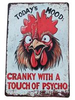 TODAY'S MOOD  -  Blechschild   (neu, OVP)