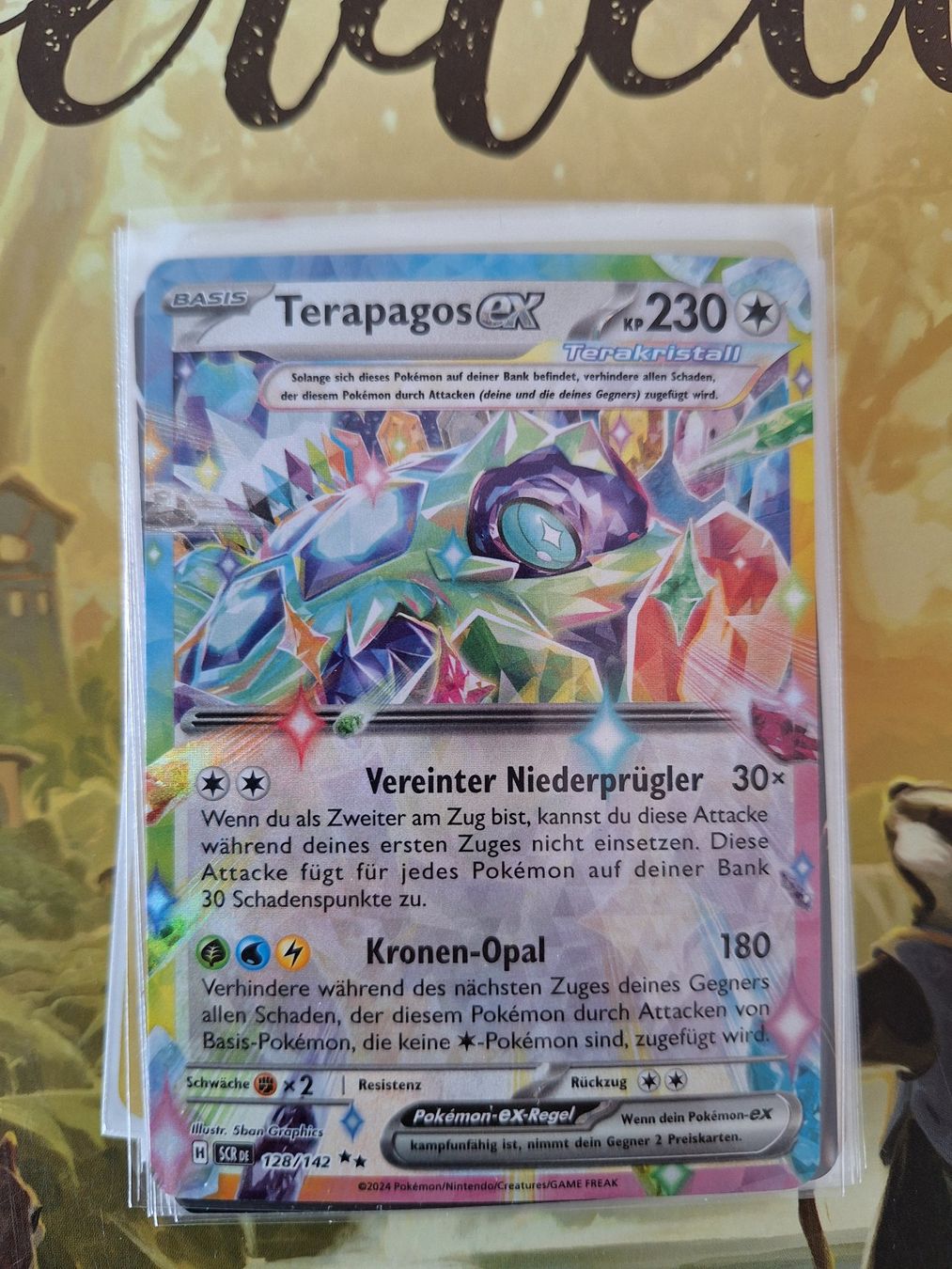 Pokémon Carte collezionabili: Terapagos ex - Pokemon – Usato da Altstätten SG venduto da GGsGameshop