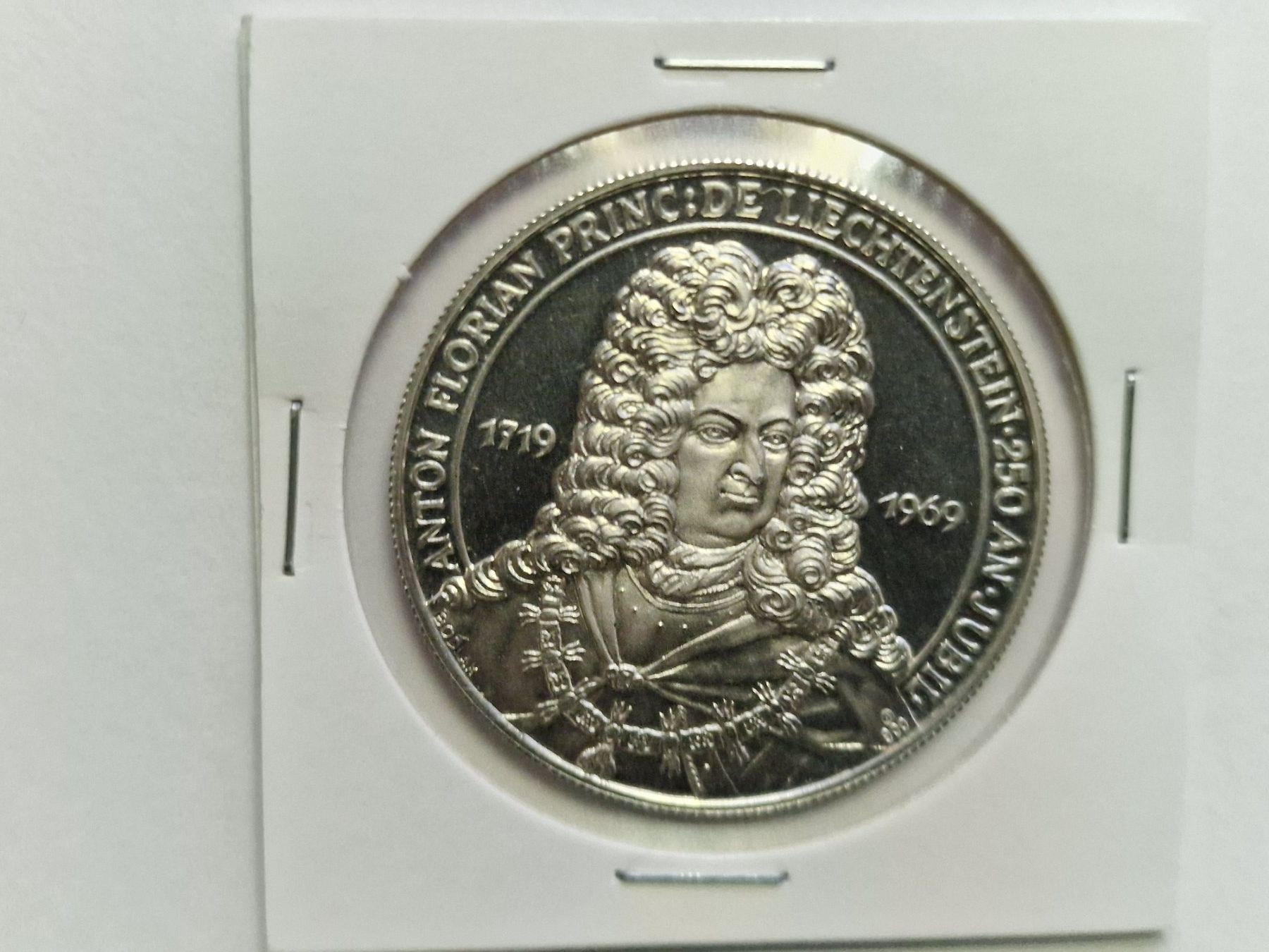 Médailles: Liechtenstein, Silbermedaille 1969. – Neuf (Voir description) à Zürich par Moreira01 2
