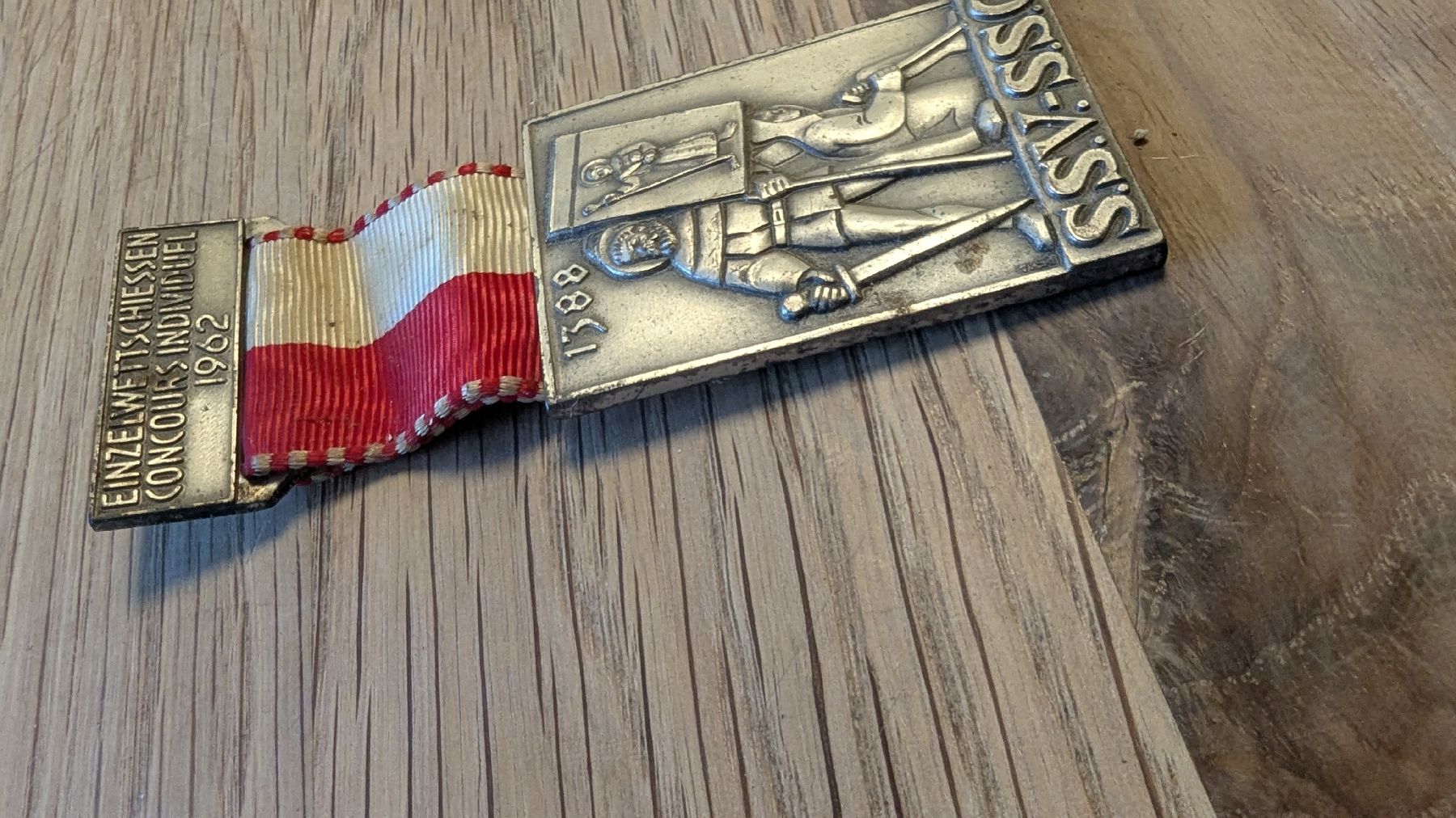 Medaillen: Auszeichnung Einzelwettschiessen 1962 SSV SSC – Gebraucht aus Rupperswil von Svelos 1