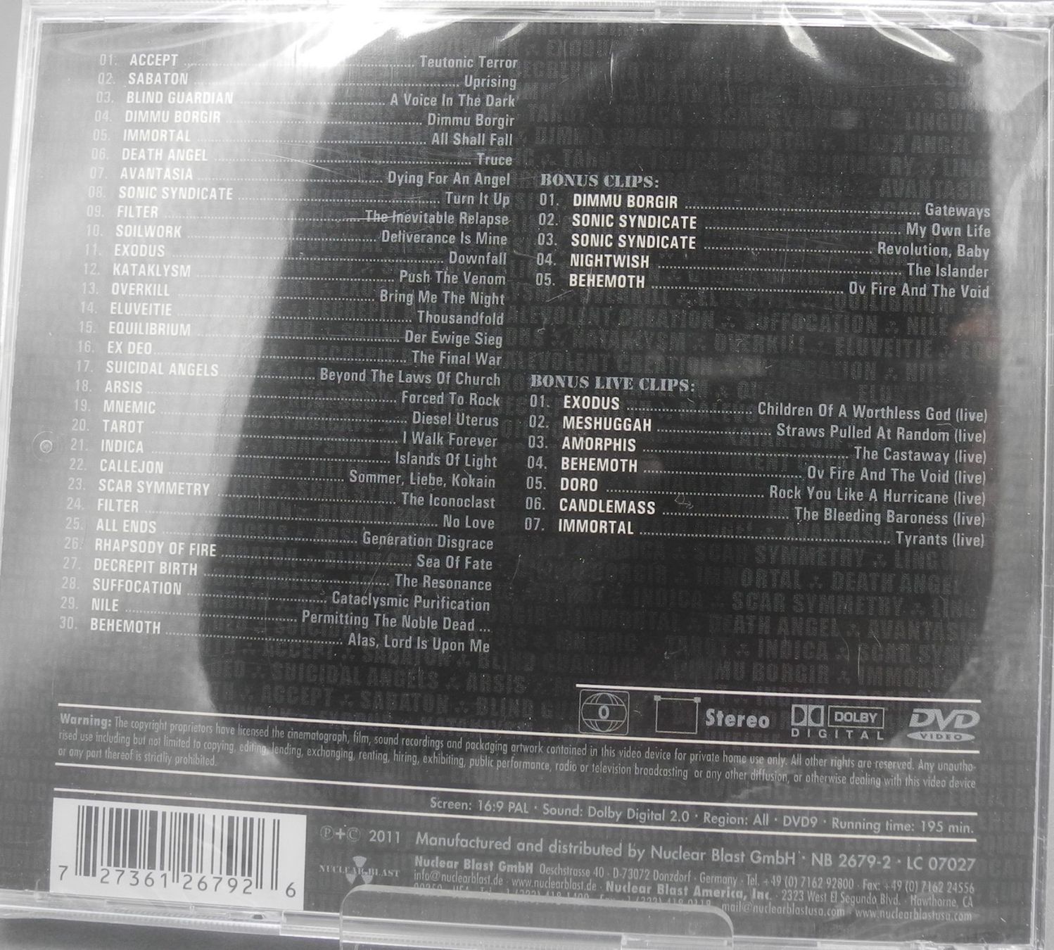 CD: CD Nuclear Blast Clips "Vol. 1", Nr. 830 – Nuovo e nell'imballaggio originale da Kottwil venduto da Crazyrolf 1