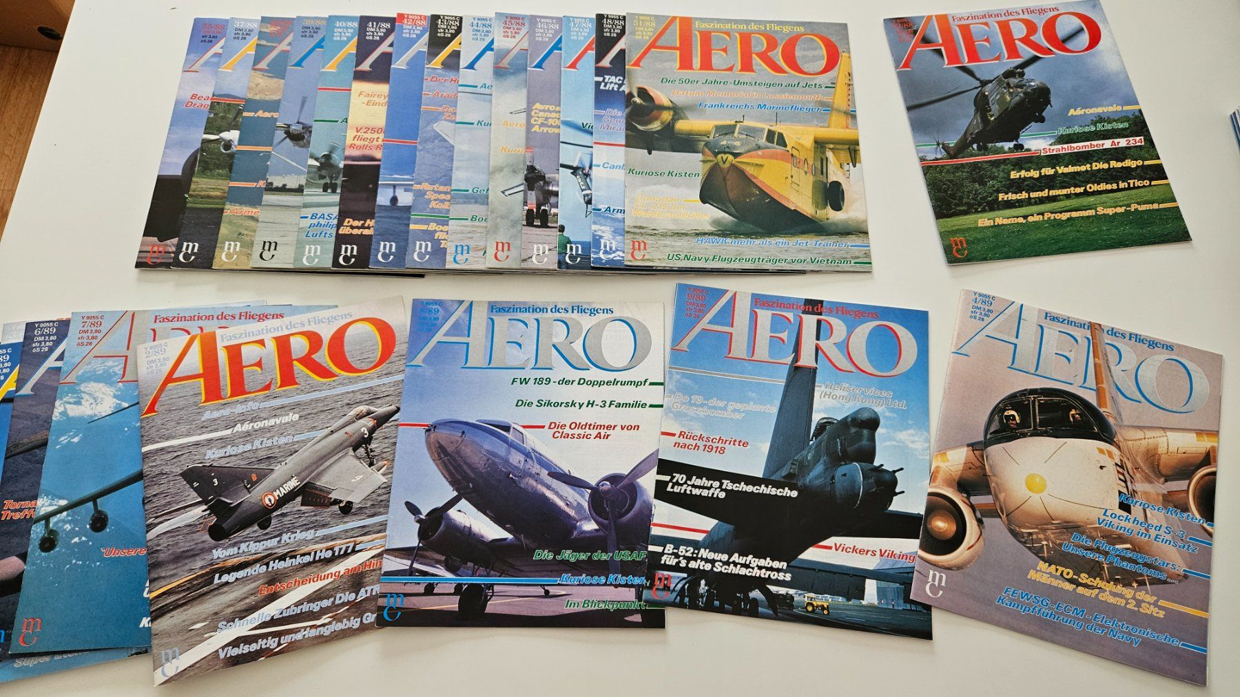 Riviste & Magazine: AERO - Journal; 48 Hefte – Usato da Rotkreuz venduto da Rolv.522 2