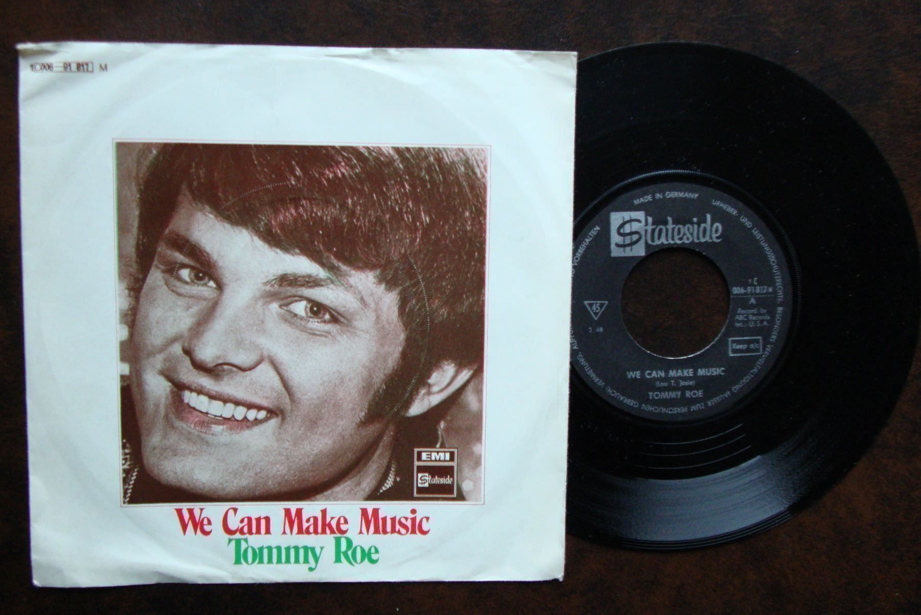 Dischi in vinile: TOMMY ROE - WE CAN MAKE MUSIC SINGLE – Usato da Bern venduto da Uli_10_11