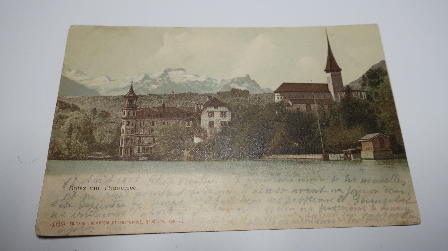 Cartoline postali: Spiez am Thunersee – Usato da Cormoret venduto da Pascalll2001 1